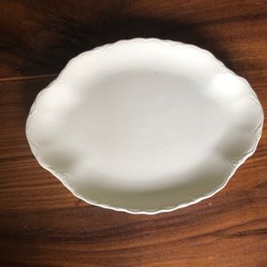 Cream colored dish